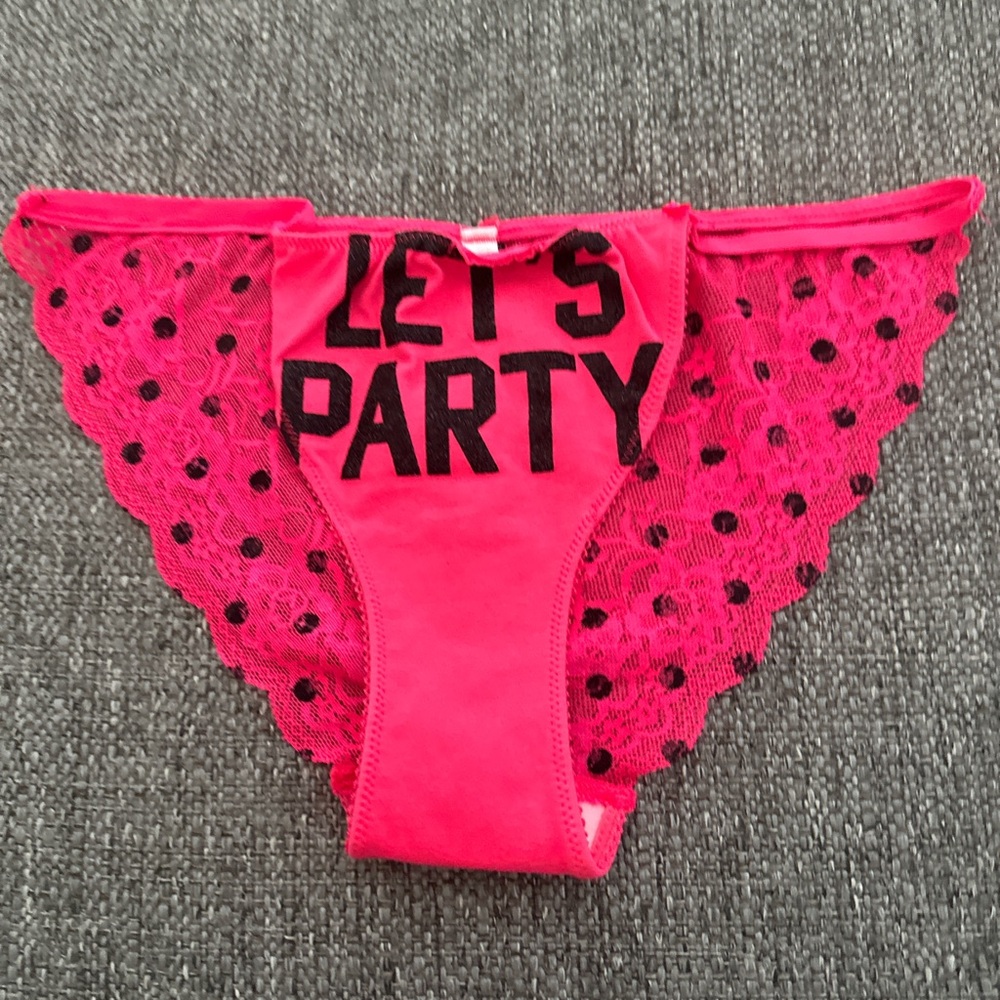 PINK Victoria’s Secret 'Lets Party' Bikini Panty